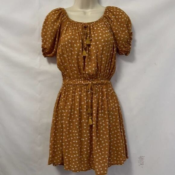 FAITHFULL THE BRAND REVOLVE JARDIM PRINTED SCOOP NECK DRESS SIZE‎ 4 - Picture 3 of 10